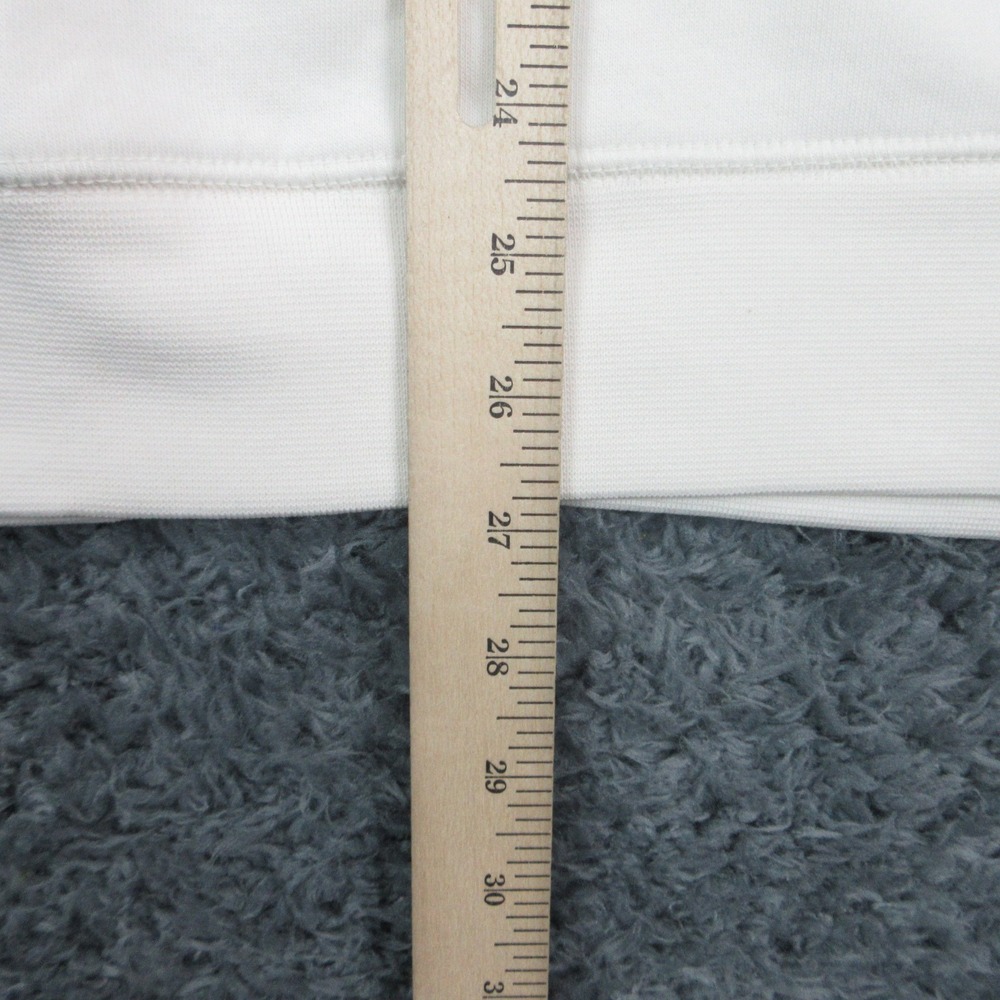 Express Mens XL Off White Solid Pullover Hoodie Sweatshirt NWT - Picture 7 of 13